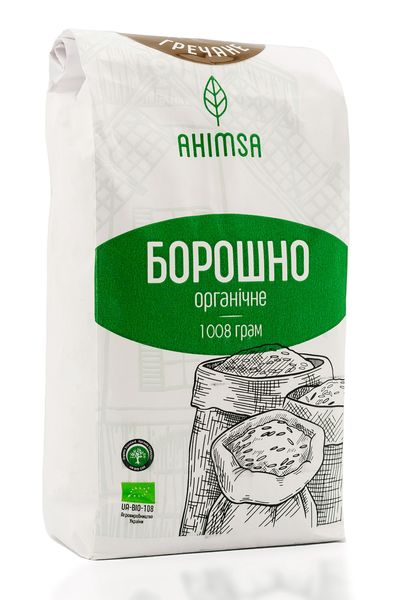 Борошно із зеленої гречки органічне 1 кг ТМ Ahimsa 1571682155 фото