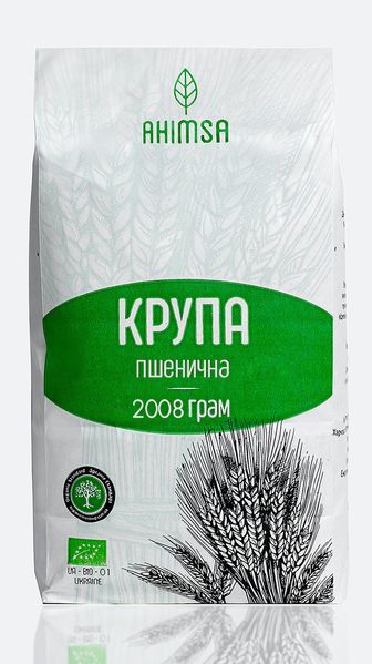 Крупа пшенична органічна 2 кг ТМ Ahimsa 1780879580 фото