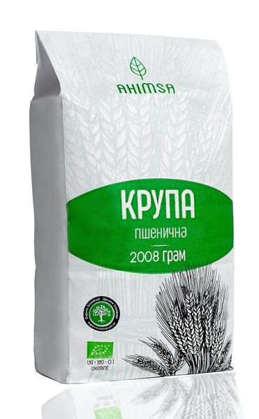 Крупа пшеничная 2 кг органическая ТМ Ahimsa 1780879580 фото