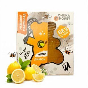 Мармелад натуральний на меду "Михась" (Лимон) 100 г ТМ ONUKA HONEY 1135 фото