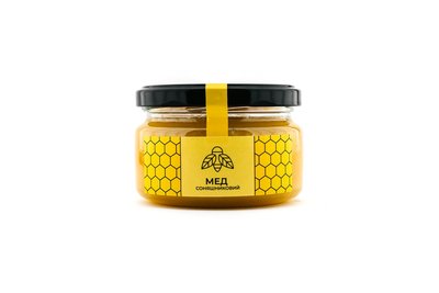 Мёд подсолнечный 300 г ТМ Ahimsa 0283 фото