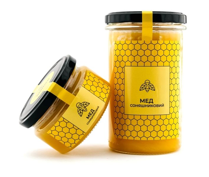 Мёд подсолнечный 300 г ТМ Ahimsa 0283 фото
