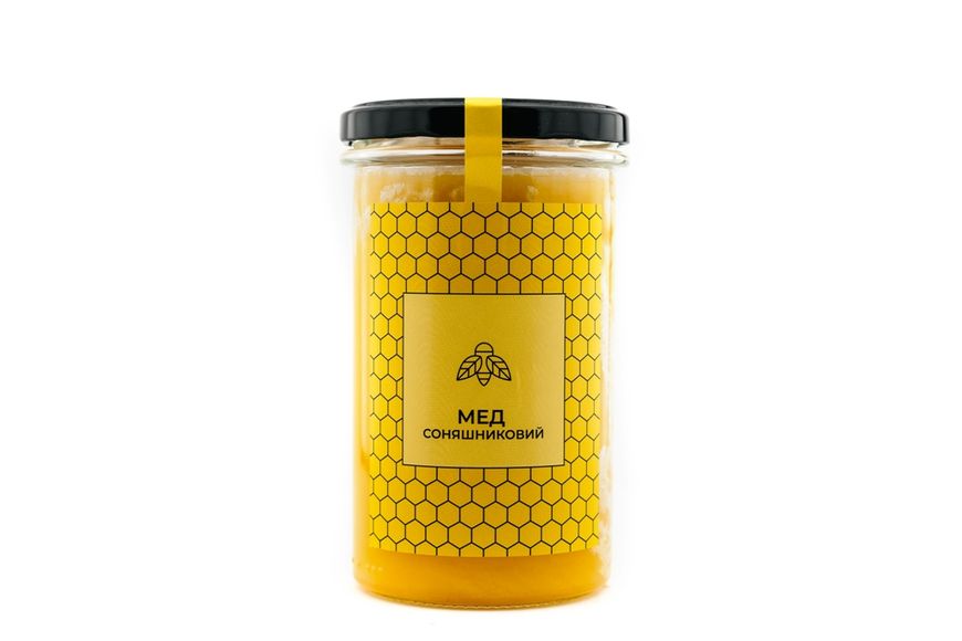 Мёд подсолнечный 660 г ТМ Ahimsa 0284 фото