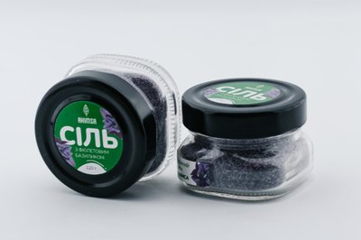 Соль с фиолетовым базиликом 120 г TM Ahimsa 1661109563 фото