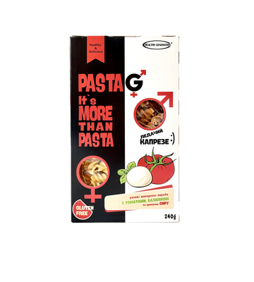 Макароны без глютена "PASTA G" сыр, томат, базилик "Fusilli" спираль 240 г, Healthy Generation 0240 фото