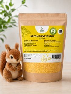 Кукурузная крупа экстра для детей, 800 г TM Ahimsa 0691 фото