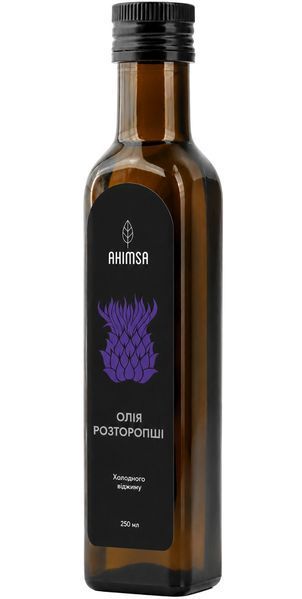 Олія розторопші сиродавлена 250 мл ТМ Аhimsa 0263 фото