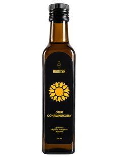 Масло подсолнечное органическое (для салатов) 250 мл TM Ahimsa 0561 фото