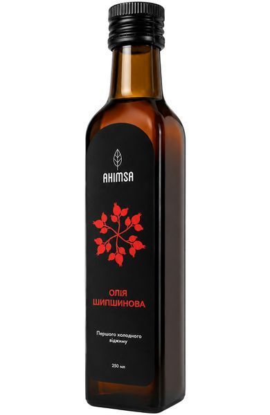 Масло шиповника сыродавленное сырое 250 мл TM Ahimsa 0563 фото