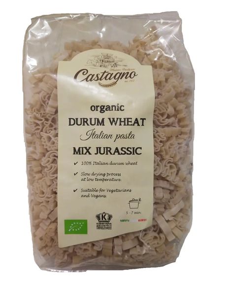 Макароны ГАЛАКТИКА из пшеницы Дурум 500 г органические Castagno Италия 0200 фото