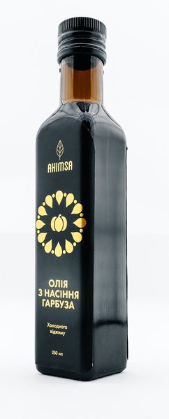 Олія гарбуза (гарбузова олія) сиродавлена 250 мл TM Ahimsa P33072023 фото