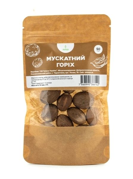 Мускатный орех 50 г ТМ Ahimsa 0347 фото