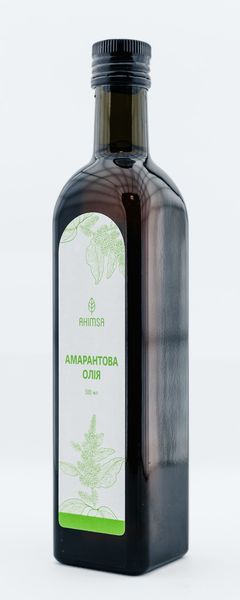 Амарантова олія органічна 500 мл ТМ Ahimsa 0040 фото