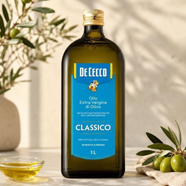 Масло оливковое Extra Vergine Classico 1 л ТМ De Cecco 0718 фото