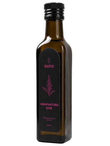 Олія амарантова сиродавлена 250 мл ТМ Аhimsa 0949 фото