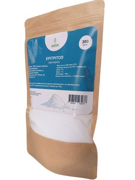 Эритритол (эритрит) натуральный сахарозаменитель 300 г TM Ahimsa 0661 фото