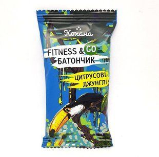 Батончик &laquo;Цитрусові джунглі&raquo; 40 г ТМ Кохана  0589 фото